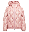 Moncler Anthon Hooded Quilted Ripstop Down Jacket In Pink