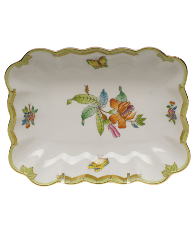 Herend Chinese Bouquet Oblong Dish