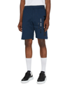Alexander Mcqueen Men's Terry Graffiti Sweat Shorts In Dusty Blue