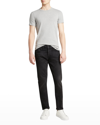 Tom Ford Men's Solid Stretch Jersey T-shirt In Grey