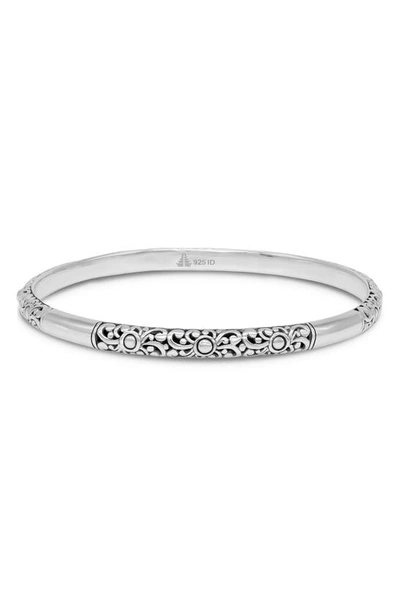 Devata Sterling Silver Bangle Bracelet