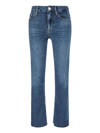 Frame Le Crop Mini Boot In Blue