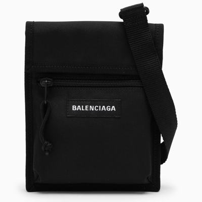 Balenciaga Small Cross Body Bag In Black Nylon
