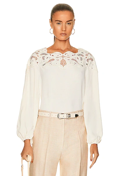 Jonathan Simkhai Lochlyn Top In Ivory