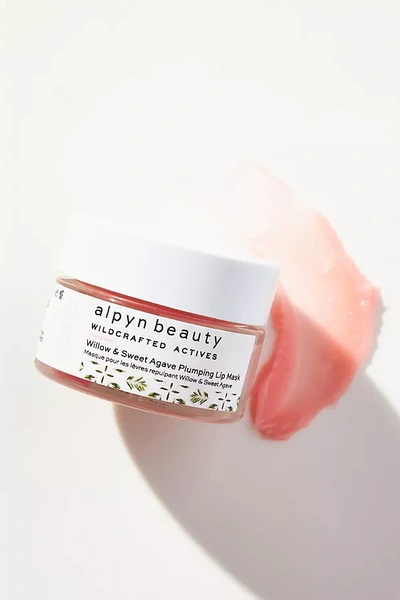 Alpyn Beauty Willow & Sweet Agave Plumping Lip Mask In Pink