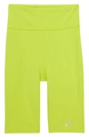 Nike Sportswear Kids' Bike Shorts In Atomic Green/ Olive Aura