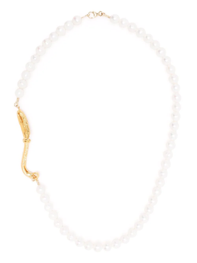 Alighieri White Pearl 'the Nostalgia Of The Day' Necklace