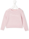 MARNI LOGO EMBROIDERED JUMPER