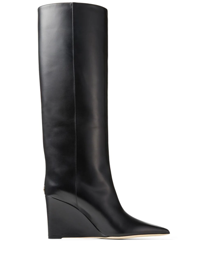 JIMMY CHOO BLAKE 85MM KNEE-HIGH BOOTS