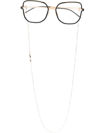 Hugo Boss Square-frame Chain Glasses In Black