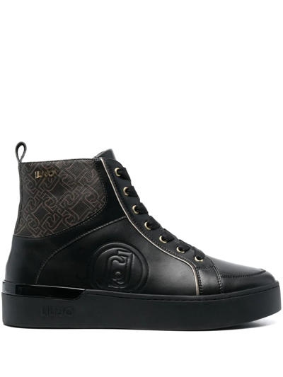 Liu •jo Silvia 68 High-top Sneakers In Schwarz