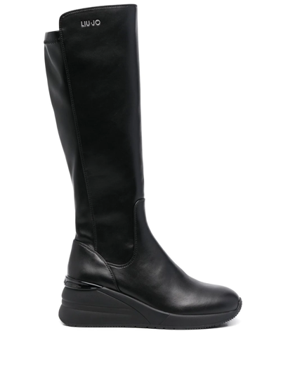 Liu •jo Alyssa 08 Knee-length Boots In Schwarz