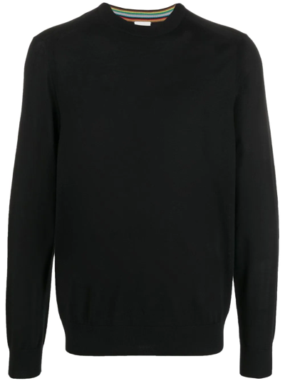 Paul Smith Gents Pullover Crew Neck In Black