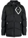 A-cold-wall* A-cold-wall Panelled Down Jacket In Schwarz