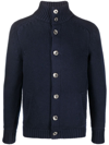 HERNO BUTTON-DOWN KNIT CARDIGAN