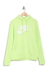 Nike Sportswear Club Fleece Logo Hoodie In Ltlqlm/ltlqlm