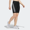 Adidas Originals Women's Optime Trainicons 3-stripes Bike Short Tights In Black