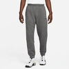 Nike Men's  Therma Therma-fit Tapered Fitness Pants In Charcoal Heather/dark Smoke Grey/black