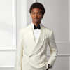 Ralph Lauren Kent Handmade Silk Dinner Jacket In Ivory