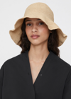 Totême Paper Straw Hat Cashew In Cashew