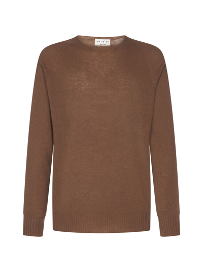 Ma'ry'ya Wool And Cashmere Sweater In Camel