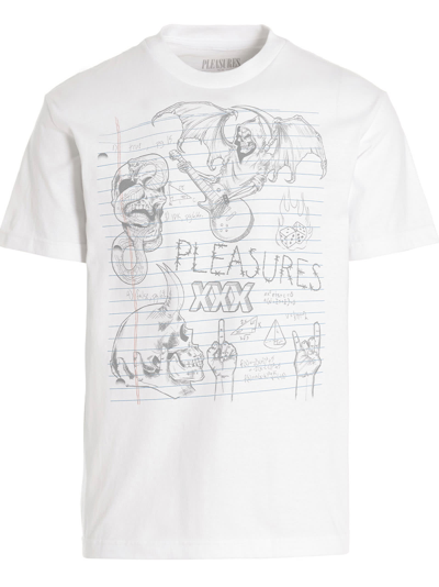 Pleasures Homework T-shirt In White