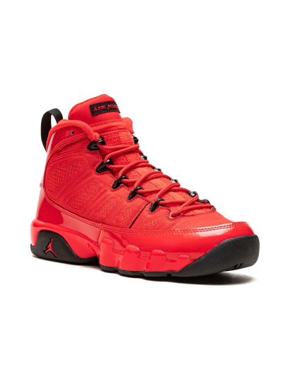 Jordan Kids' Air  9 Retro 运动鞋 In Chile Red/black