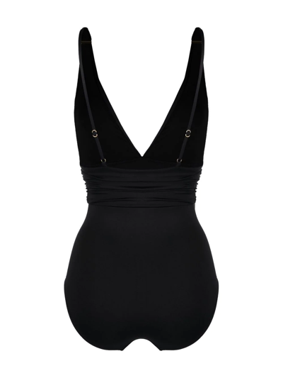 Melissa Odabash Panarea Ruched Swimsuit In Black