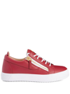 Giuseppe Zanotti Frankie Low-top Trainers In Red