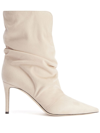 GIUSEPPE ZANOTTI YUNAH SUEDE 85MM ANKLE BOOTS
