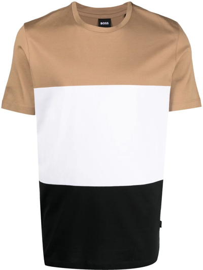 Hugo Boss T-shirt Boss Men In Beige