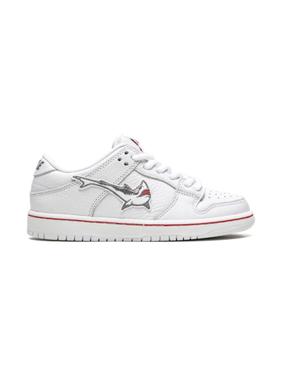 Nike Kids' Sb Dunk Low Sneakers In White