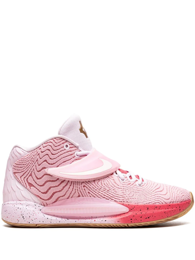 Nike Kd14 Seasonal High-top Sneakers In Pink