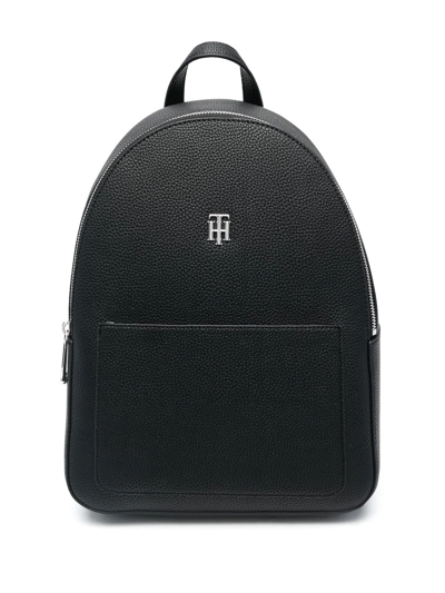 Tommy Hilfiger Element Logo-plaque Backpack In 蓝色