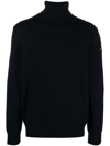 Paul & Shark Turtleneck Wool Sweater In Blue