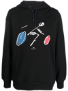 PS BY PAUL SMITH GRAPHIC-PRINT PULLOVER HOODIE