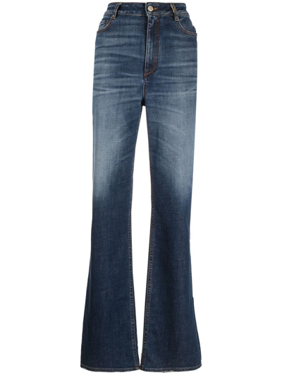 Dorothee Schumacher Straight-leg Stonewashed Jeans In Blue
