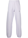 Off-white Diag Stripe-print Track Pants In Purple