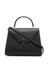 Valextra Medium Iside Tote Bag In Black