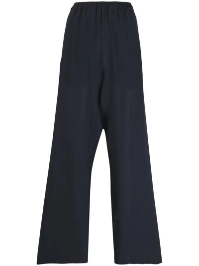 Vivienne Westwood High-waist Straight-leg Trousers In Blue