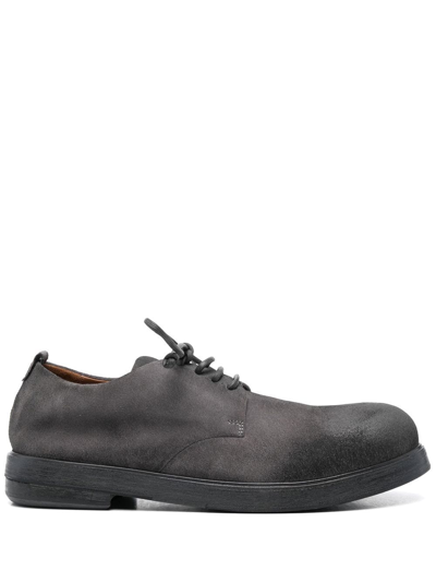 Marsèll Round Toe Derby Shoes In Grey
