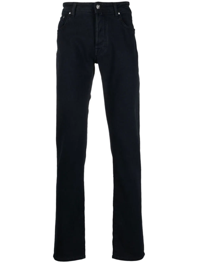Jacob Cohen Mid-rise Bootcut Jeans In Blue