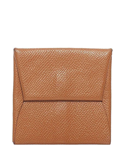 Pre-owned Hermes  Bastia Coin Purse In Brown