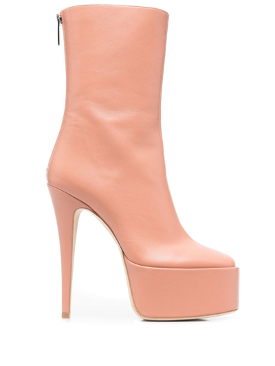 Paris Texas Ivana Ankle Boots In Pink