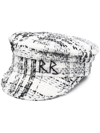 RUSLAN BAGINSKIY BOUCLÉ BAKER BOY CAP