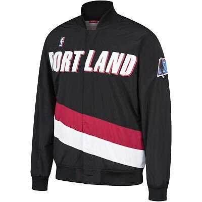 Pre-owned Mitchell & Ness M&n Authentic Warm Up Jacket Portland Trail Blazers 1996-97