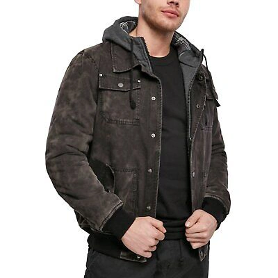 Pre-owned Brandit - Dayton Hooded Winter Jacket Black