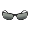 Ray Ban Sunglasses Unisex Predator 2 - Black Frame Grey Lenses Polarized 62-19 In Black