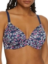 Maidenform One Fab Fit 2.0 Demi T-shirt Bra In Lovely Animal Print