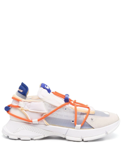 Lacoste Panelled Low-top Sneakers In White